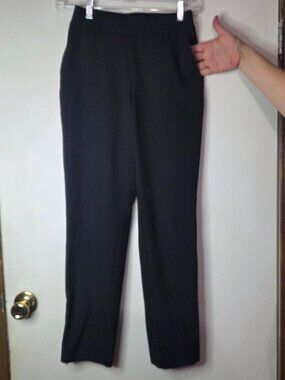 Tommy Bahama Black Lightweight Active Pants XS Zip Ankle Athleisure Women's